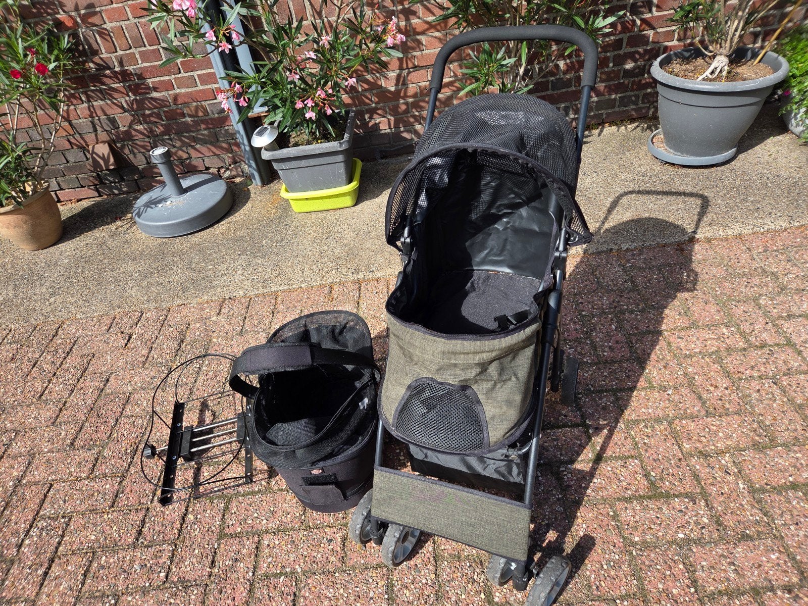 Fietsmand en wandelwagen voor kleine hond, Trixie, Gebruikt, Minder dan 20 kg, Ophalen of Verzenden