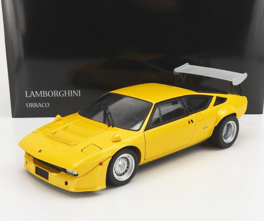 1:18 Lamborghini Urraco Rally geel Kyosho No.0445GY, Kyosho, Auto, Nieuw, Ophalen of Verzenden