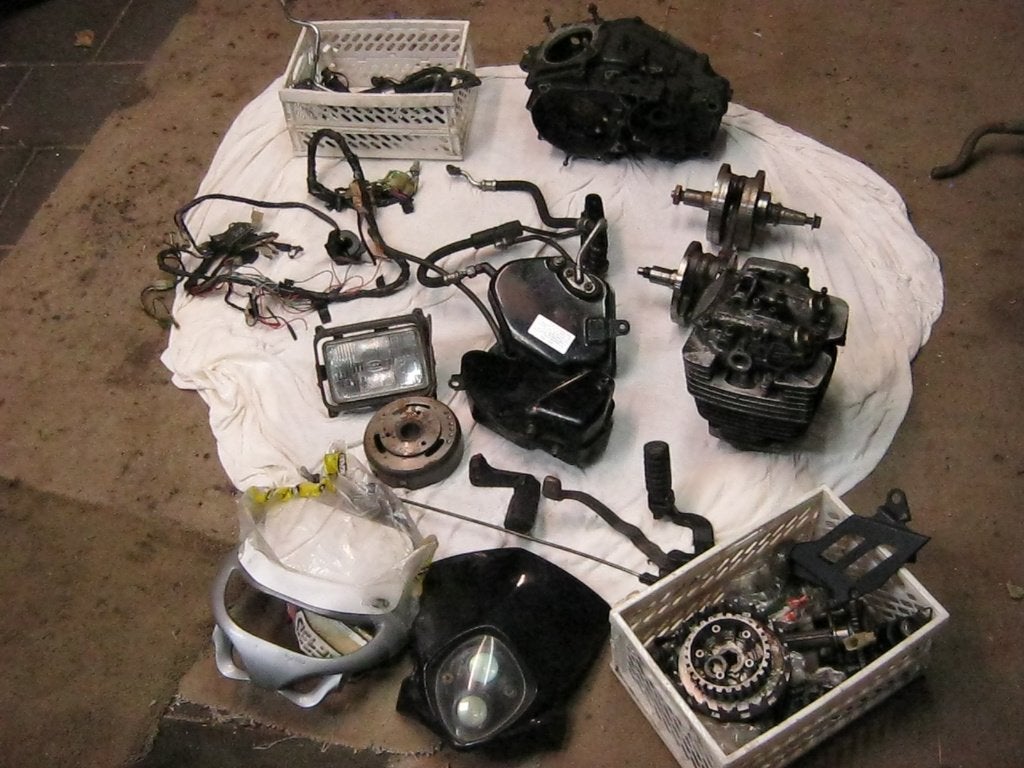 yamaha xt 600 onderdelen, Ophalen, Gebruikt