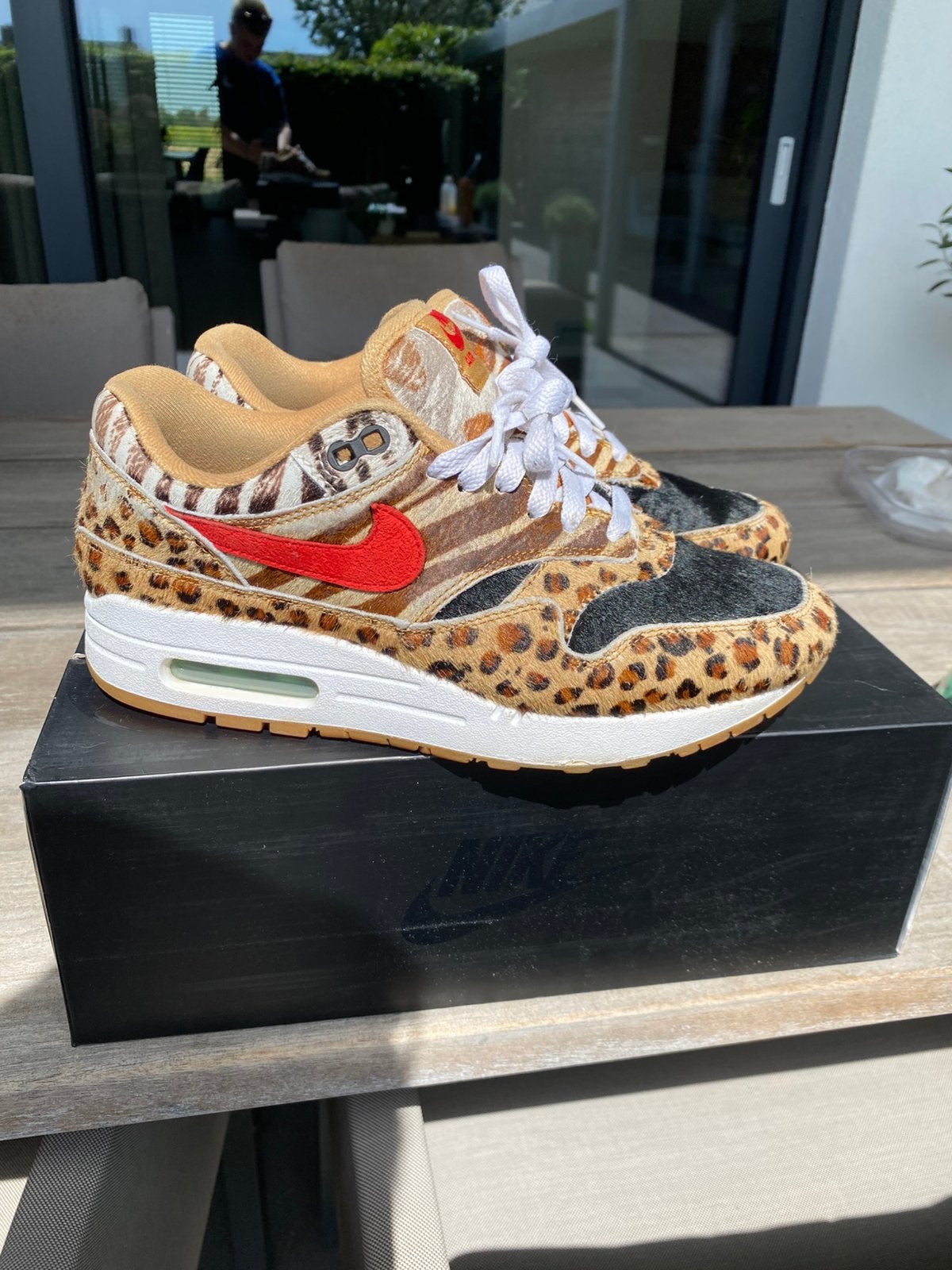 Nike Air Max 1 Animal Pack 2.0, Kleding | Heren, Schoenen, Overige kleuren, Ophalen of Verzenden, Sneakers of Gympen, Gedragen