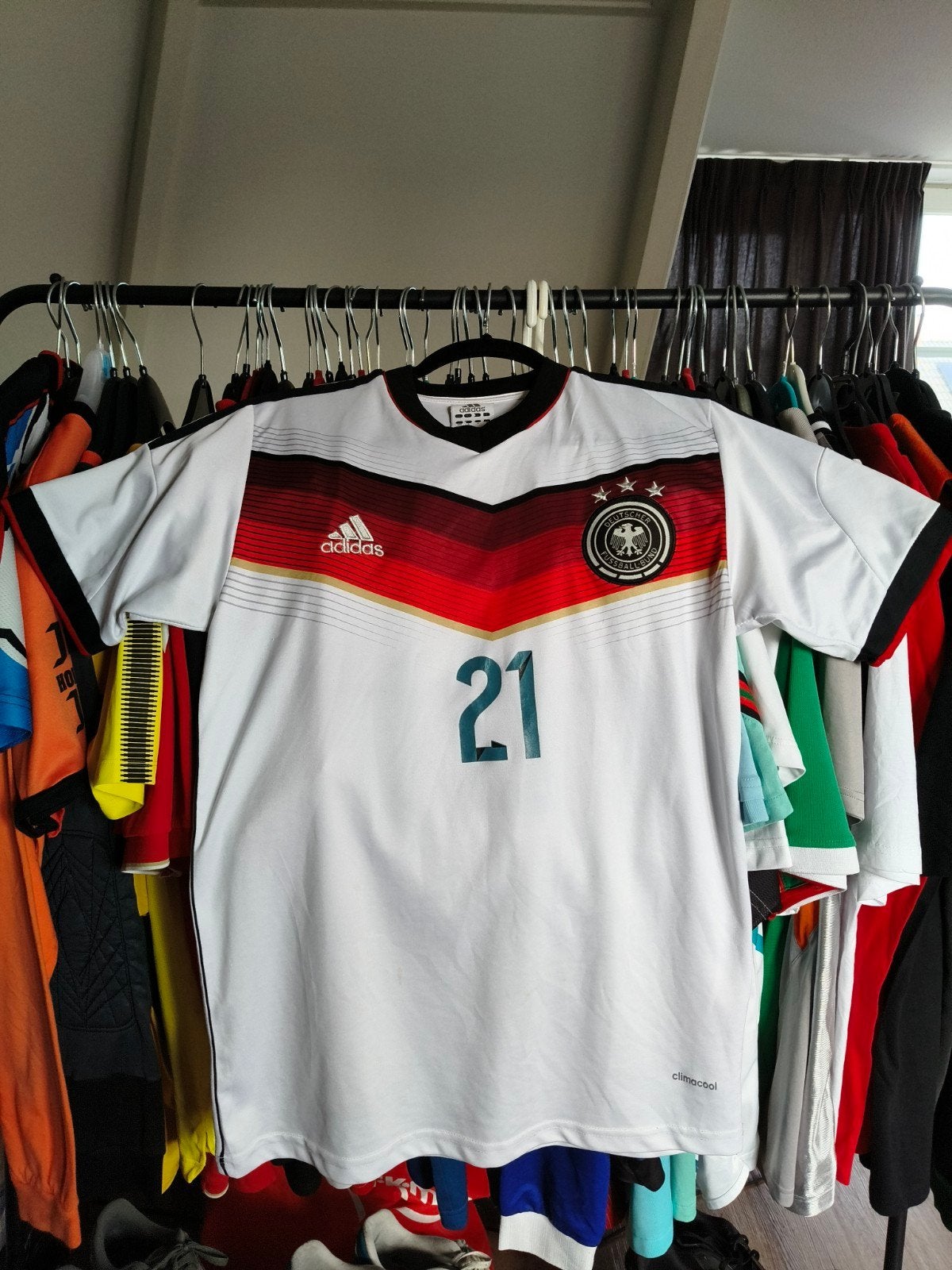 (Heren XL) Adidas DFB Duitsland 2014 Thuis #21 Marco Reus, Maat XL, Ophalen of Verzenden, Gebruikt, Shirt