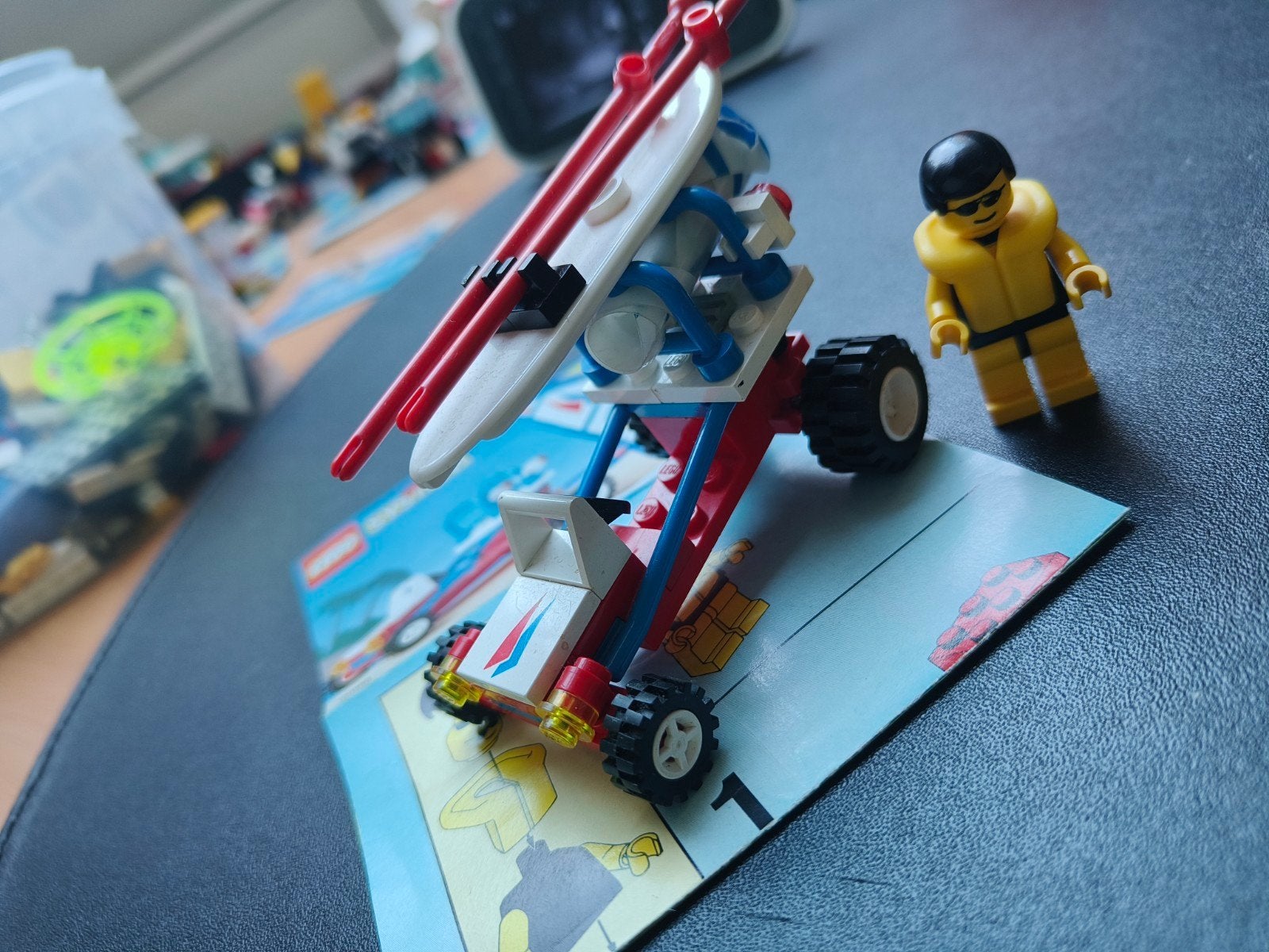 Lego System 6534 Beach Buggy met surfer minifiguur, Ophalen of Verzenden
