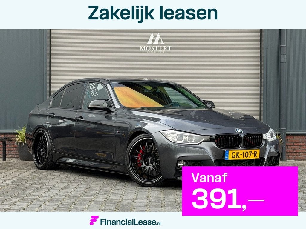 BMW 3-serie 320i/260pk M-pakket Automaat|2015|Big Brake|Moss, Automaat, Achterwielaandrijving, Gebruikt, Alcantara