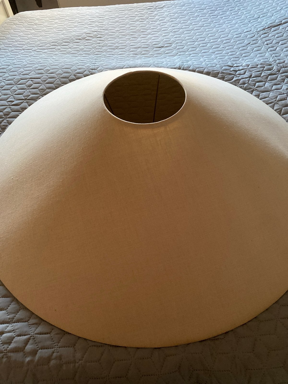 XXL Lampenkap / Petkap - Beige, Ophalen, Gebruikt, Tafellamp, Beige