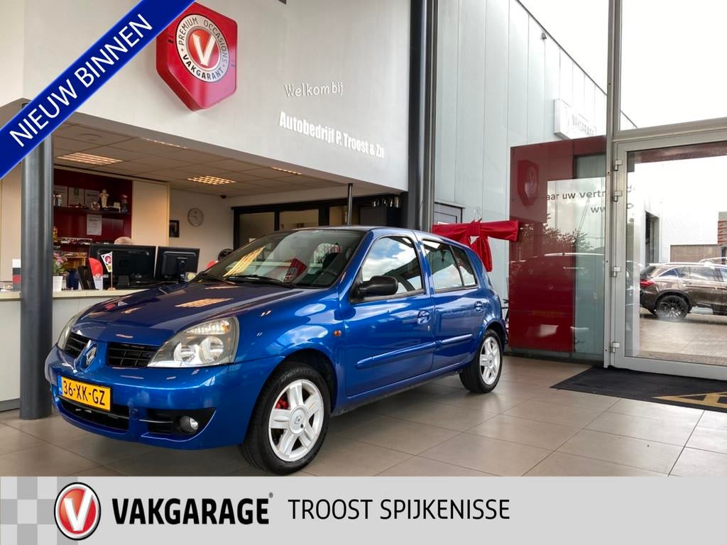 Renault Clio 1.2-16V Campus,5Deurs,5Zits,Airco,Elektrischpak, Auto's, Renault, Voorwielaandrijving, Stof, Gebruikt, 4 cilinders