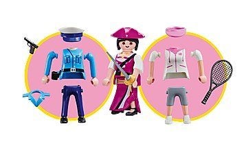 Playmobil promo; 1 hoofd voor agent, piraat of tennisster, Ophalen of Verzenden, Nieuw, Complete set