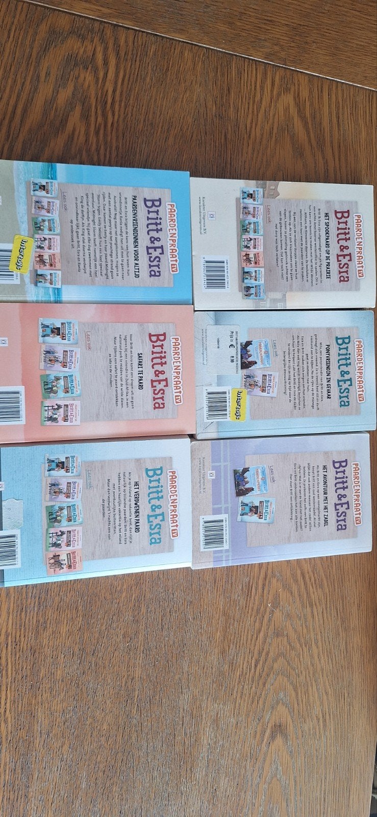 Britt en Esra Paardenpraat TV - 6 boeken set, Boeken, Ophalen, Gelezen, Britt Dekker en Esra de Ruiter, Fictie algemeen