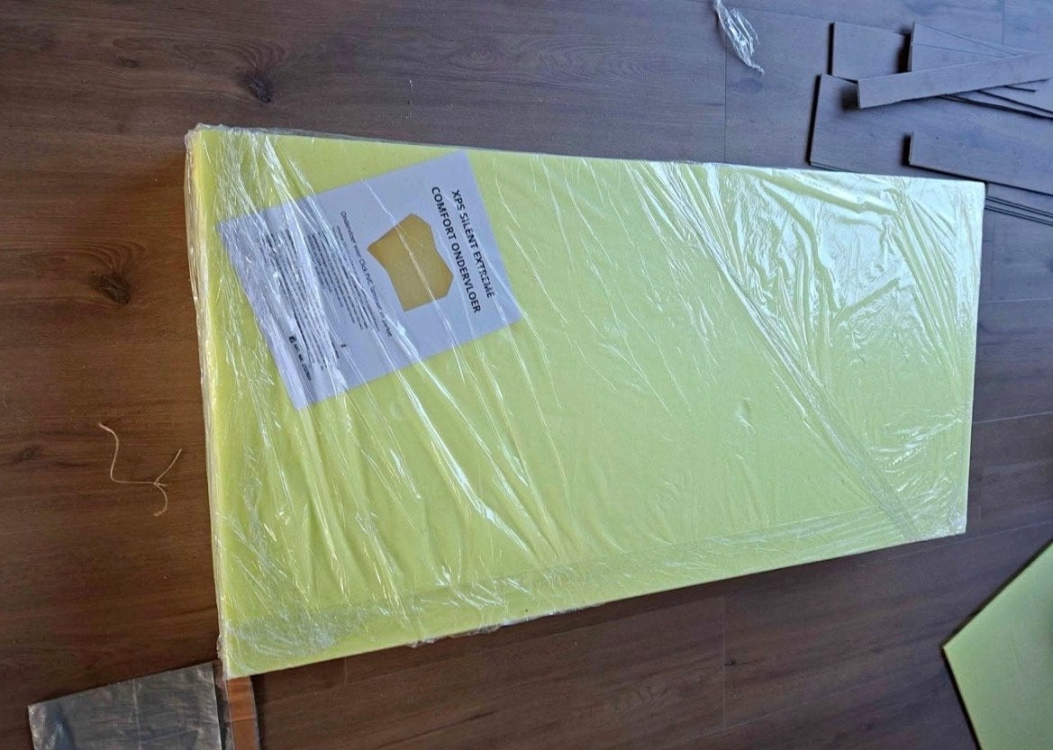 2 pakken ondervloer voor 7m2 klik pvc, Ophalen, Overige typen, Nieuw, 10 m² of meer