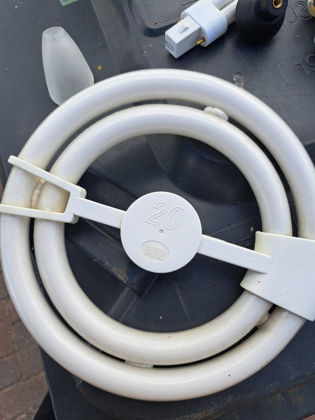 Ronde TL-lamp 2C 58W, Wit, Overige merken, Gebruikt, G13 (TL)