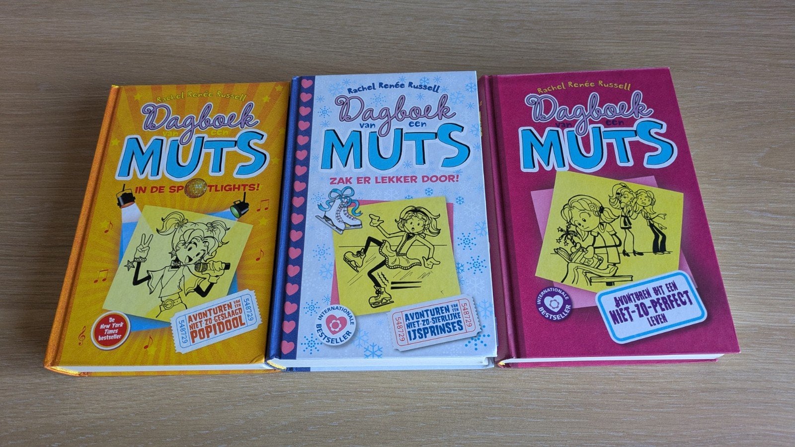 dagboek van een muts,deel 1 -3-4, Boeken, Ophalen of Verzenden, Zo goed als nieuw, Rachel Renee Russel, Overige typen
