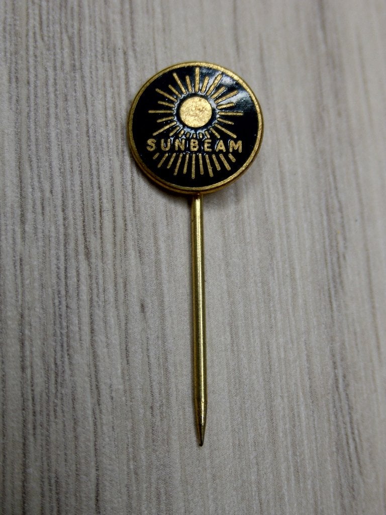 Vintage geëmailleerd speldje Sunbeam Motorcycles, Verzenden, Zo goed als nieuw, Motoren