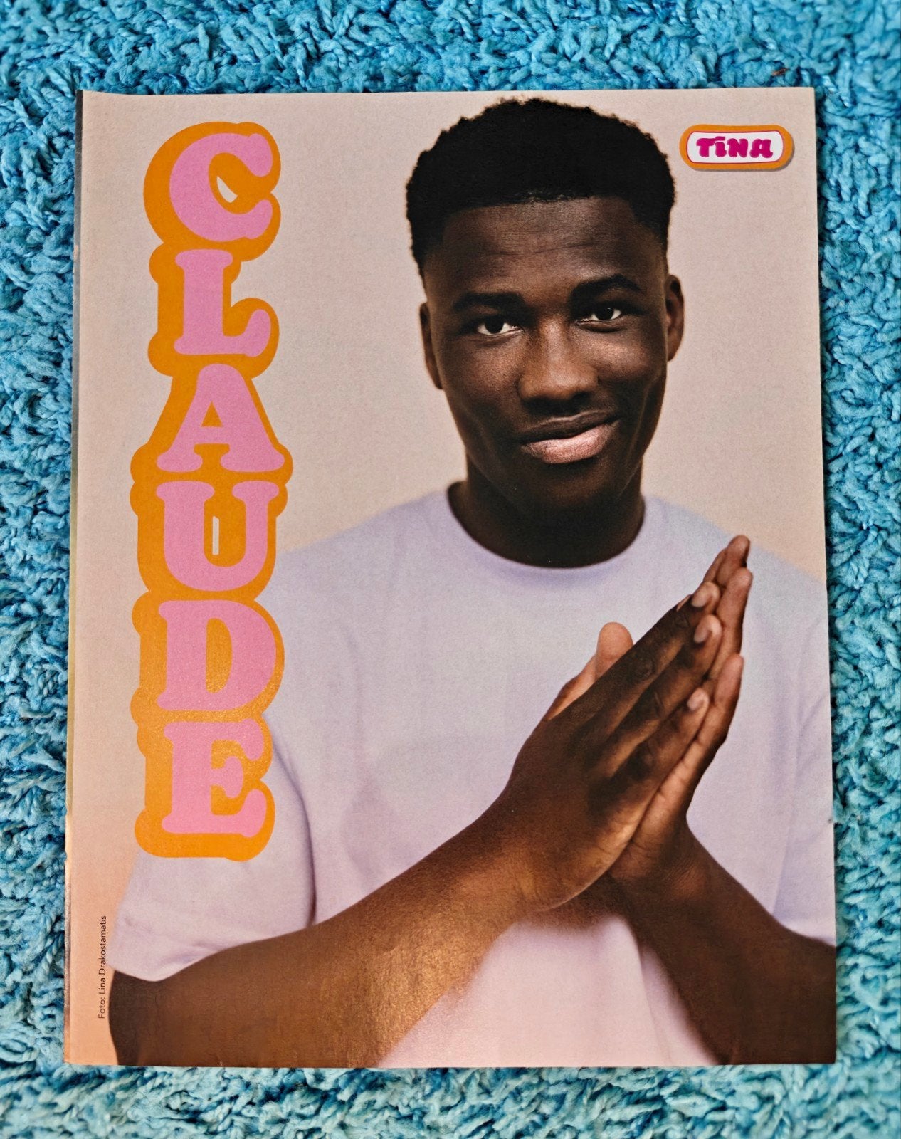 Claude Kiambé poster tina, Rechthoekig Staand, A4 of kleiner, Nieuw, Ophalen of Verzenden