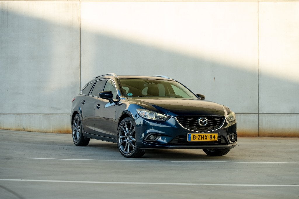 Mazda 6 2.2D 150PK Sportbreak - stoelver, parkeersens., Auto's, Mazda, Voorwielaandrijving, 730 kg, 4 cilinders, Particulier