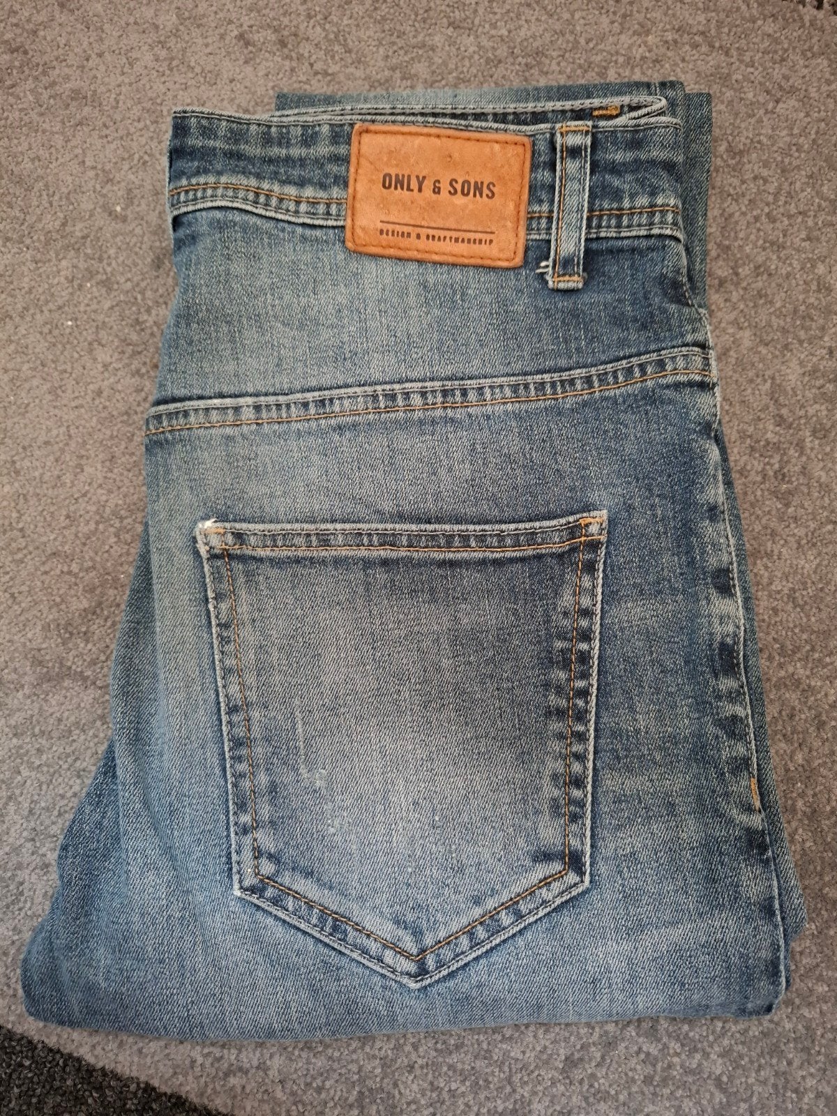 Jeans 28/28 - carrot fit, Ophalen, Zo goed als nieuw, Blauw, W32 (confectie 46) of kleiner