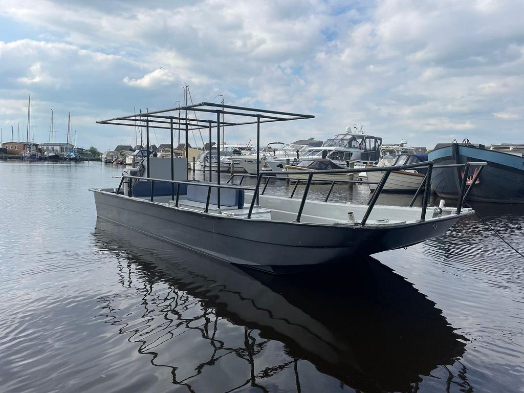 Pladbodem carolina skiff boston whaler model suzuki 115pk!, -, Gebruikt, -, -