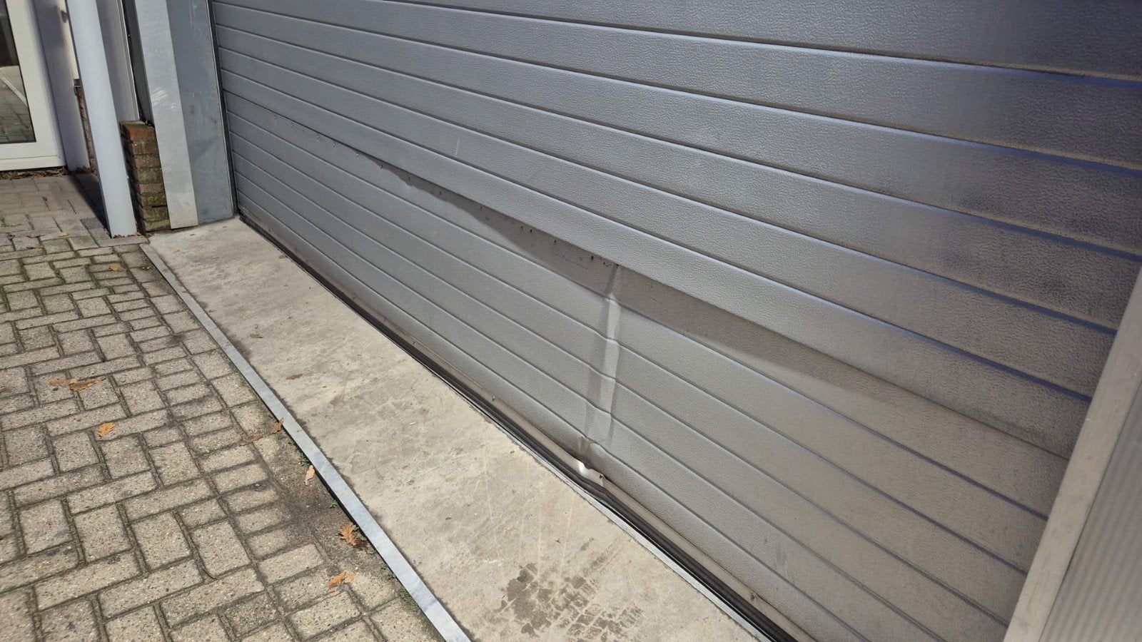 Overhead Deur , Roldeur Elektrisch, Ophalen, Gebruikt, Garagedeur, Metaal