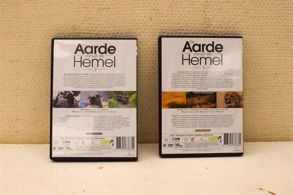 4 stuks dvd De aarde vanuit de hemel 45153, Ophalen of Verzenden, Gebruikt