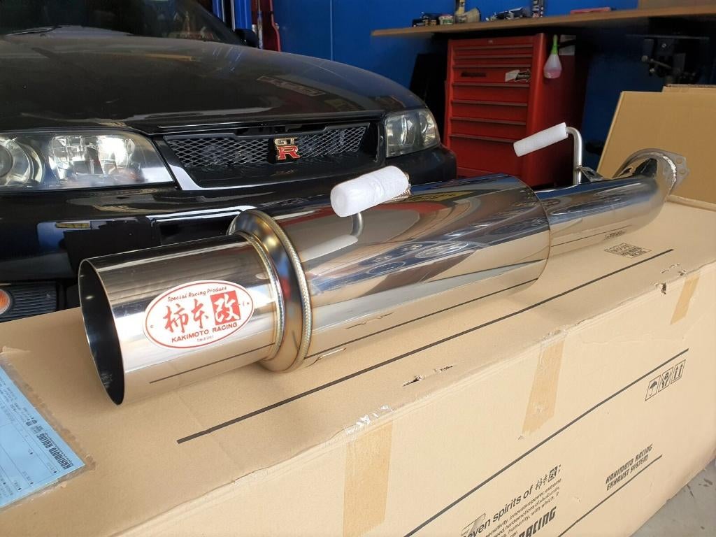 Kakimoto N1+REV uitlaat + Skyline R33 GT-R GTR GTST GTS-T, Ophalen of Verzenden