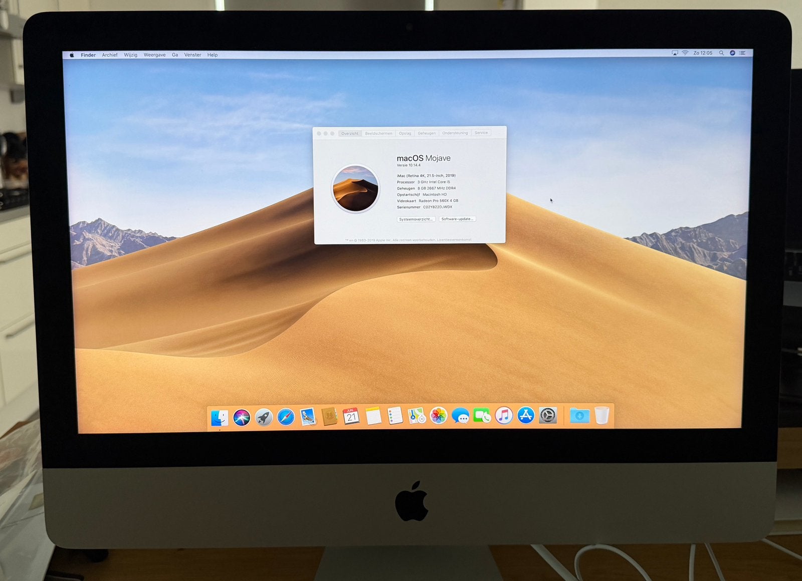 Apple iMac 21.5 inch (Model A2116, 2019) – Zeer nette staat, Ophalen, Gebruikt, 2 tot 3 Ghz, IMac