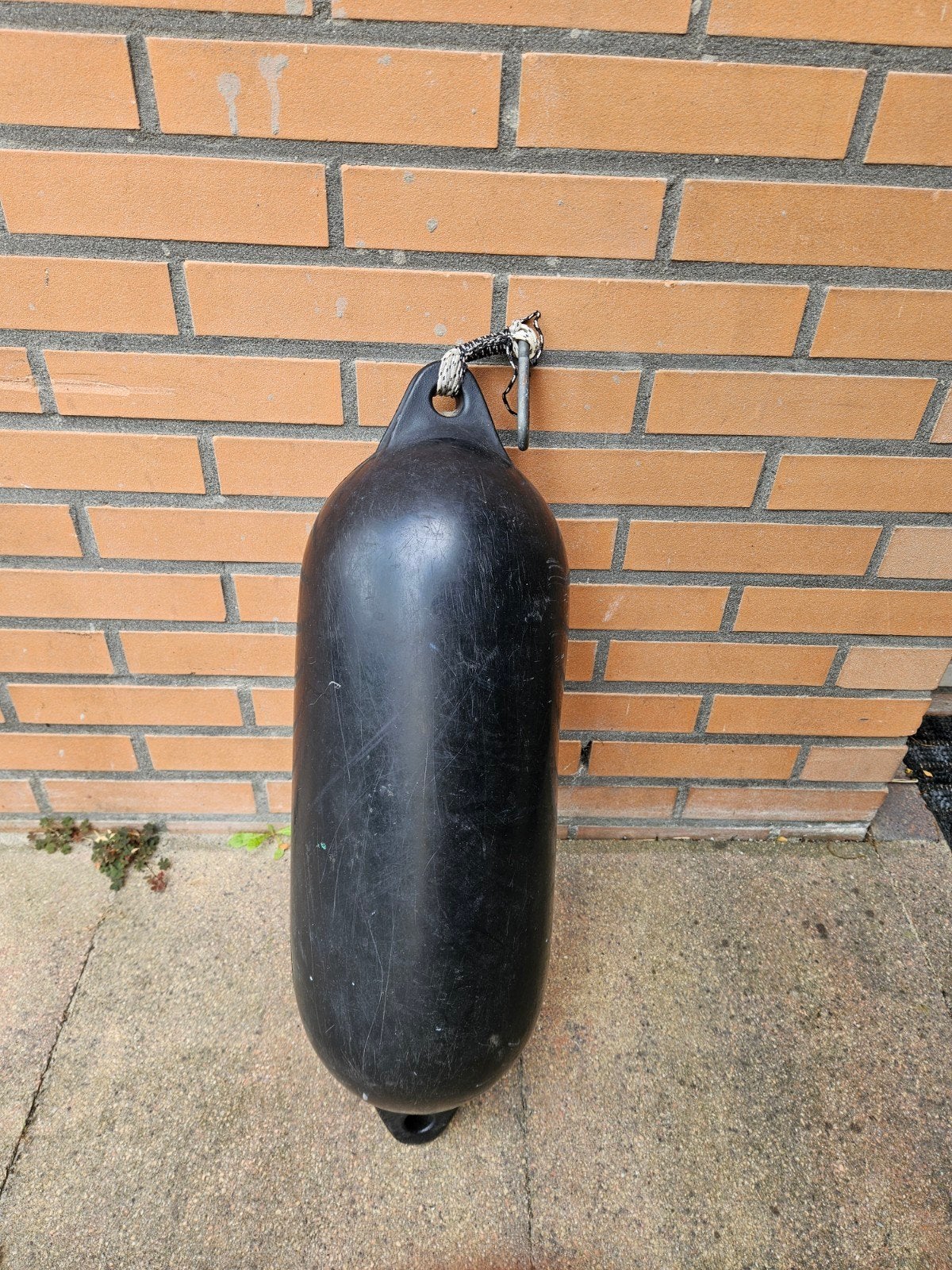 Zwarte stootwil / fender voor boot, Watersport en Boten, Ophalen of Verzenden, Gebruikt, Overige typen