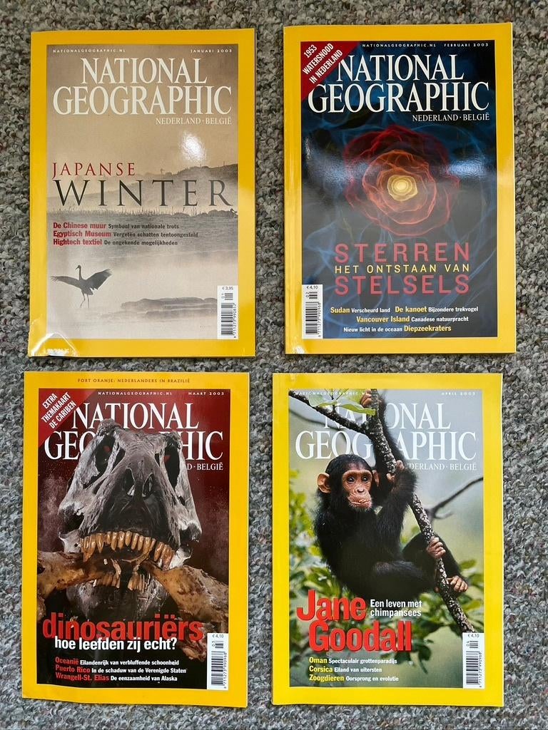 National Geographic Magazine jaargang 2003, Ophalen of Verzenden, Zo goed als nieuw, Wetenschap en Natuur