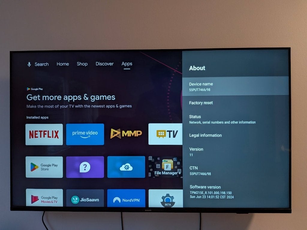 Philips 55" 4K UHD LED Android TV