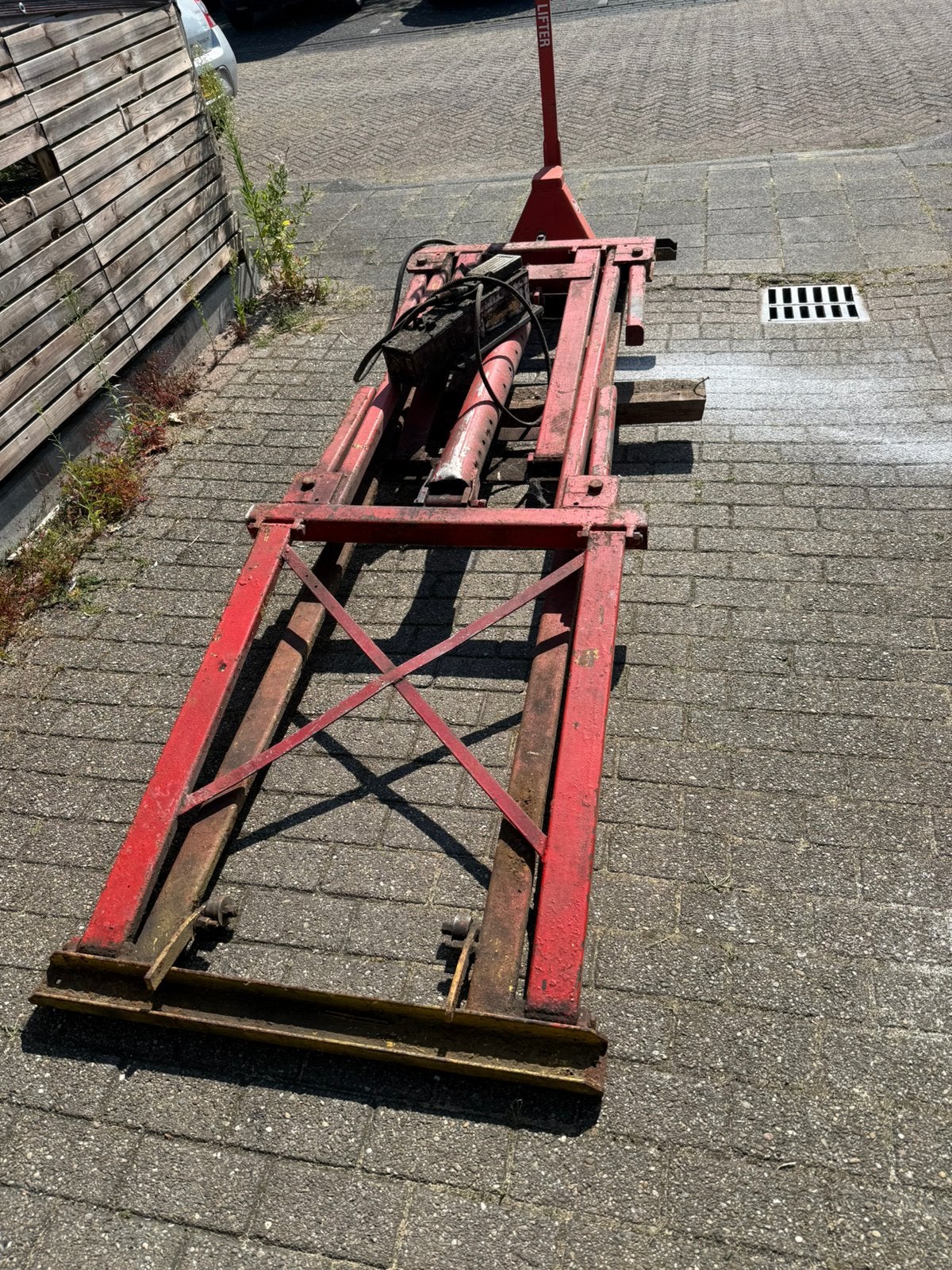 Poetsbrug | hefbrug | schaarbrug | SCHUURVONDST, Ophalen of Verzenden, Gebruikt