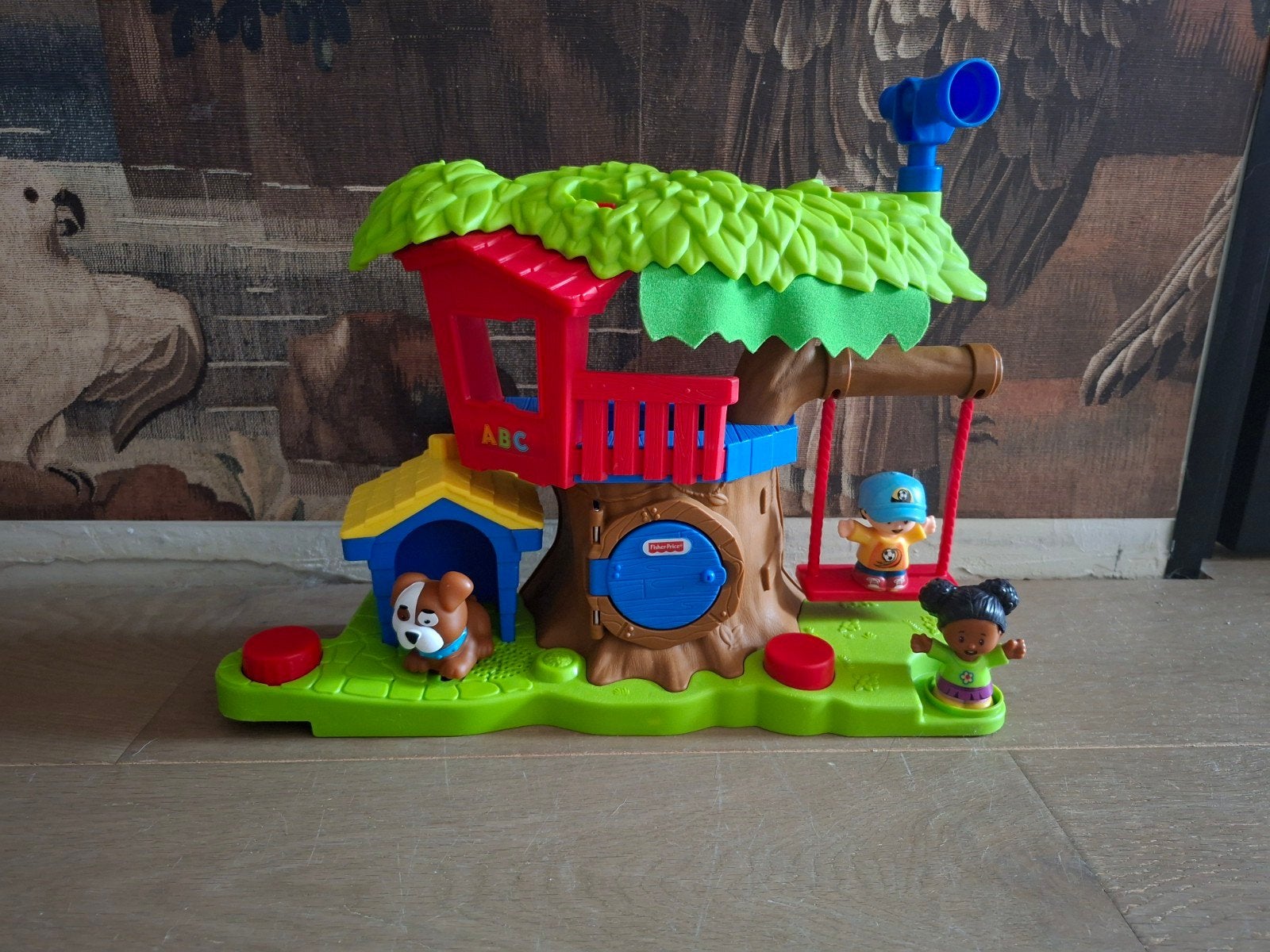 Fisher-Price Boomhut Speelset met Figuren, Ophalen, Zo goed als nieuw, Speelset
