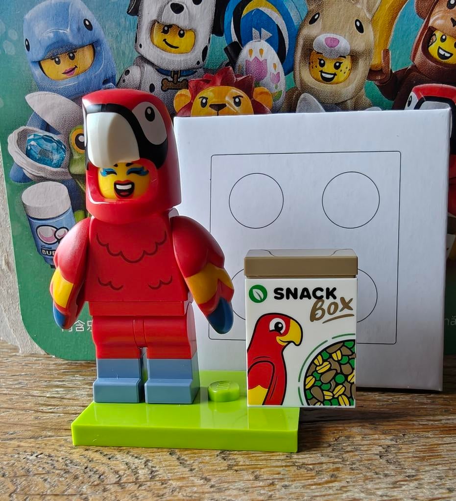 LEGO 71051 Minifigures Serie 28  Dierenkostuums Papagaai, Ophalen of Verzenden, Nieuw
