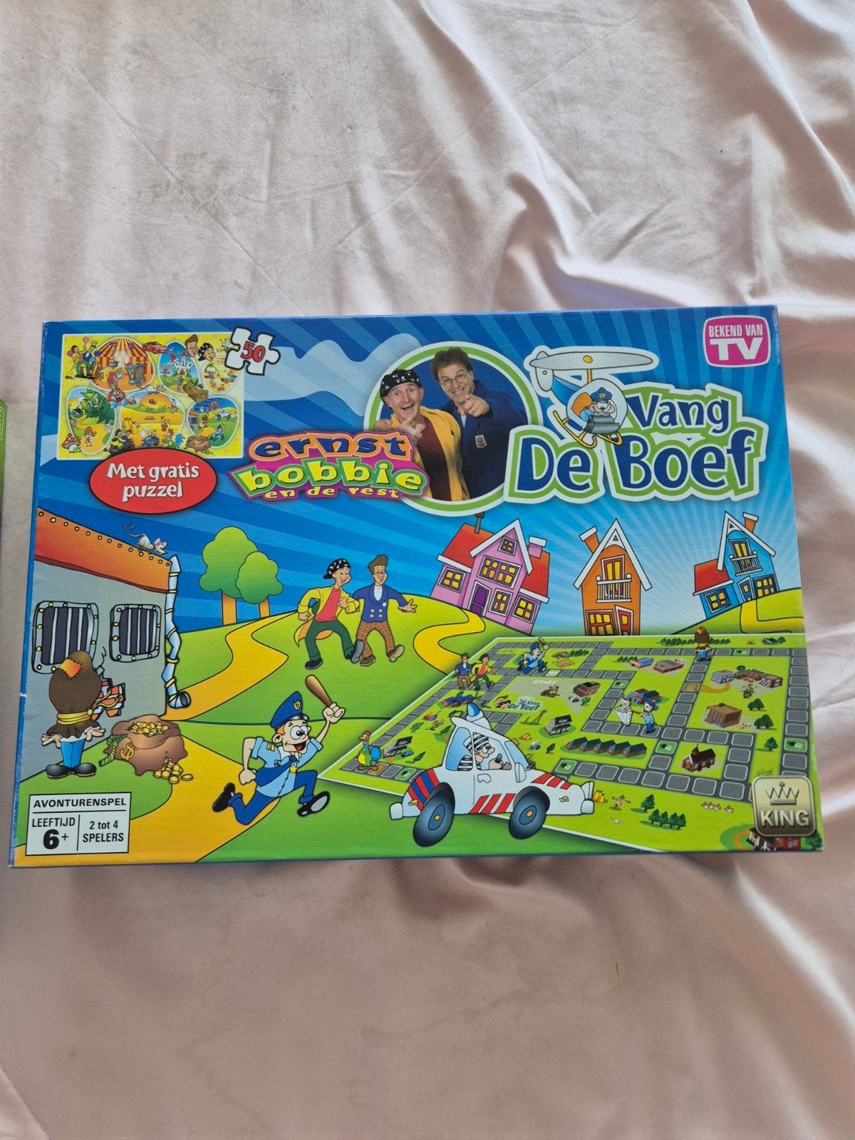 Ernst, Bobbie en de rest: Vang De Boef bordspel, Drie of vier spelers, Ophalen of Verzenden, Gebruikt, KING