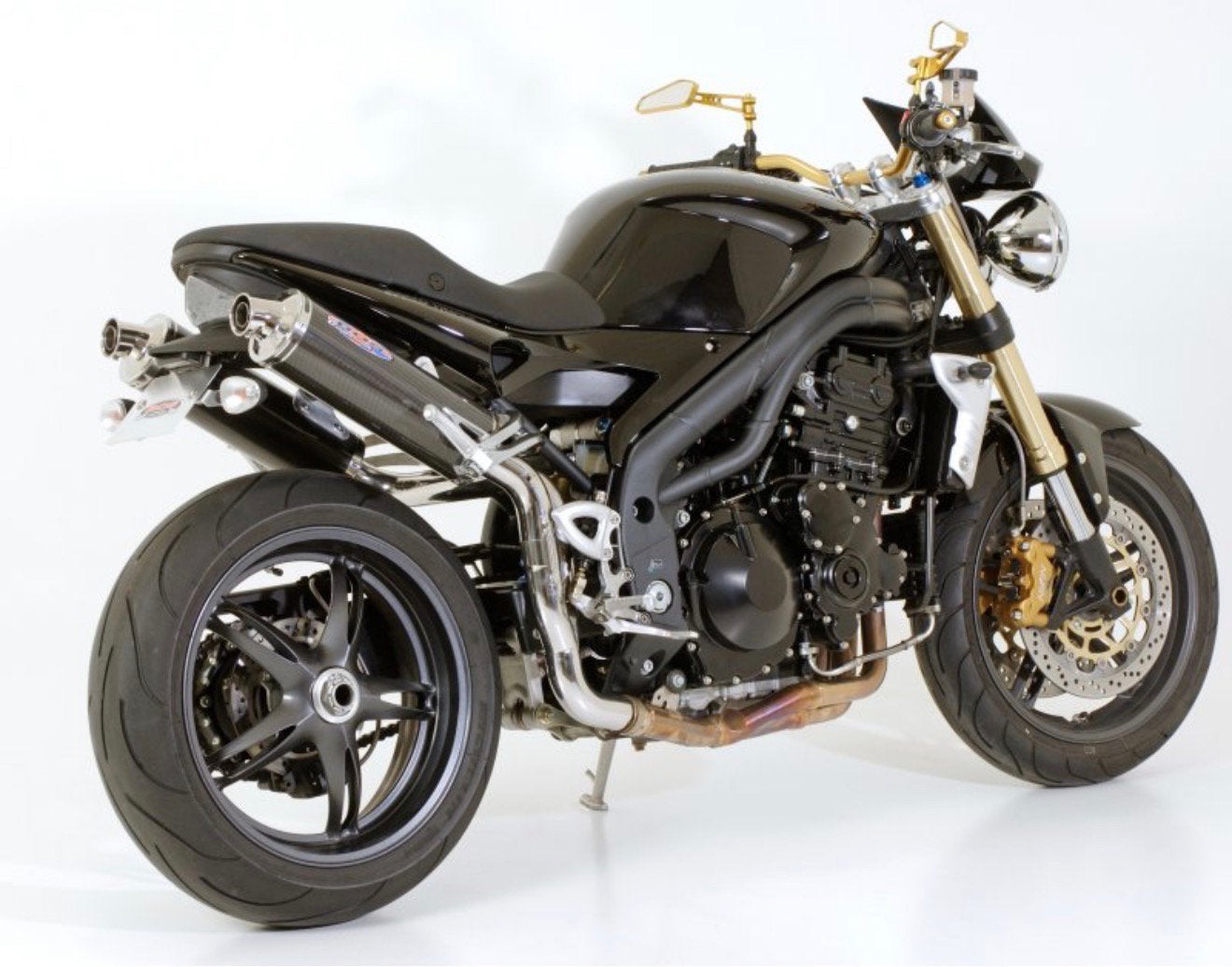 Triumph steettriple Bos uitlaat 2008/2012, Ophalen of Verzenden
