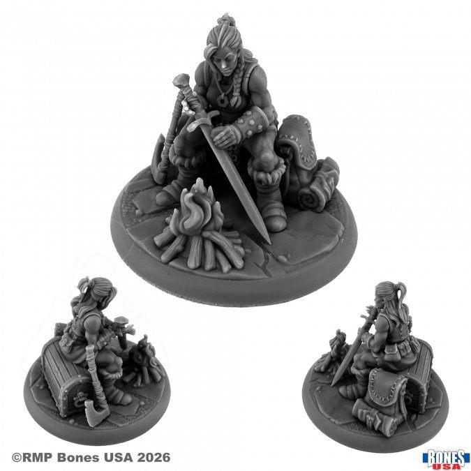 Long Rest, Camping Vignette 30279 Dungeons, Verzenden, NL, Nieuw, Reaper Miniatures