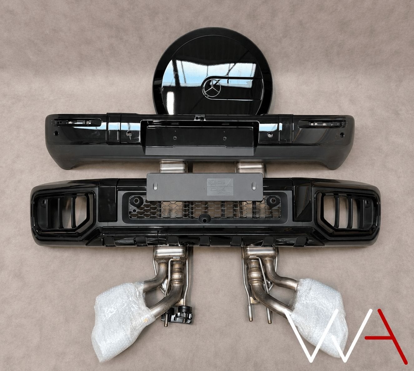 Mercedes-Benz G63 W465 bumpers uitlaat kit origineel NIEUW, -, Nieuw, Ophalen of Verzenden, Bumper
