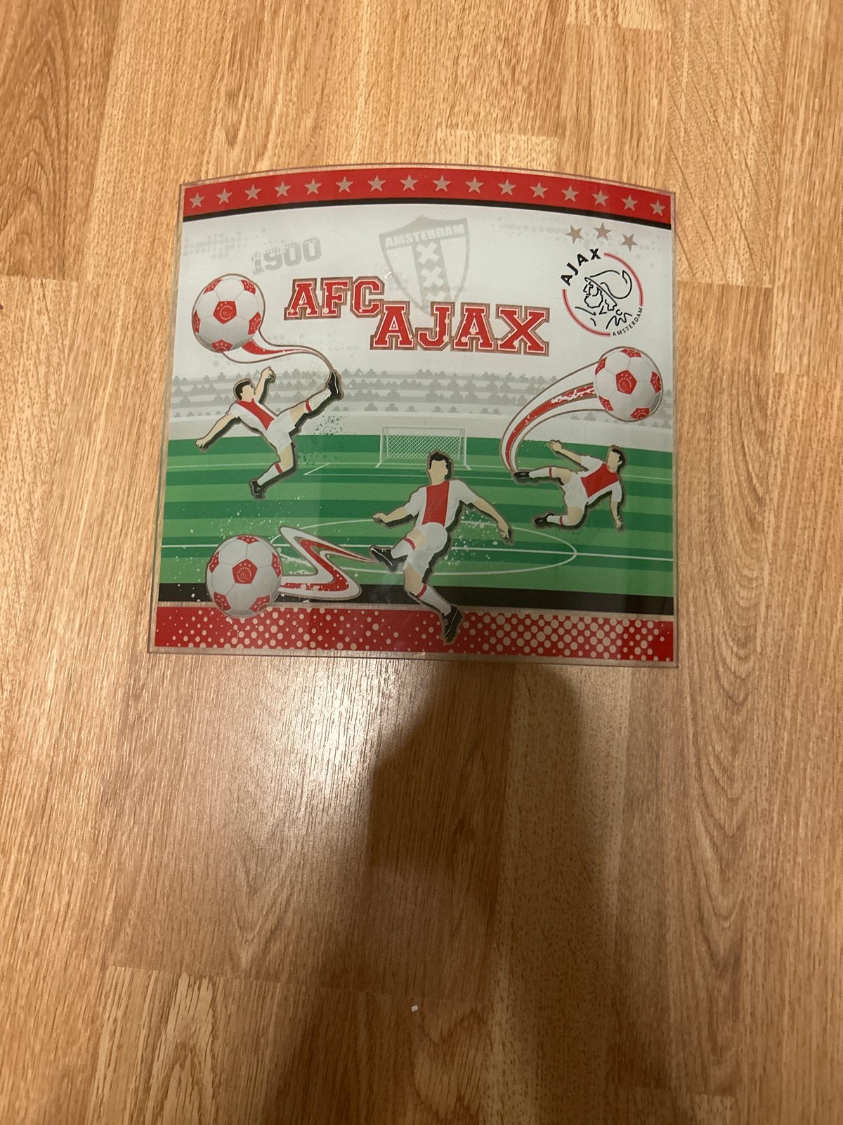 Ajax Plafondlamp met 2 E27 LED lampen, Overige merken, Gebruikt, Kunststof, Meerkleurig