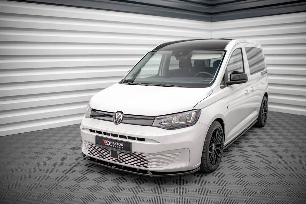 Voorlip sideskirt diffuser spoiler Volkswagen Caddy Maxi 20+, Ophalen of Verzenden