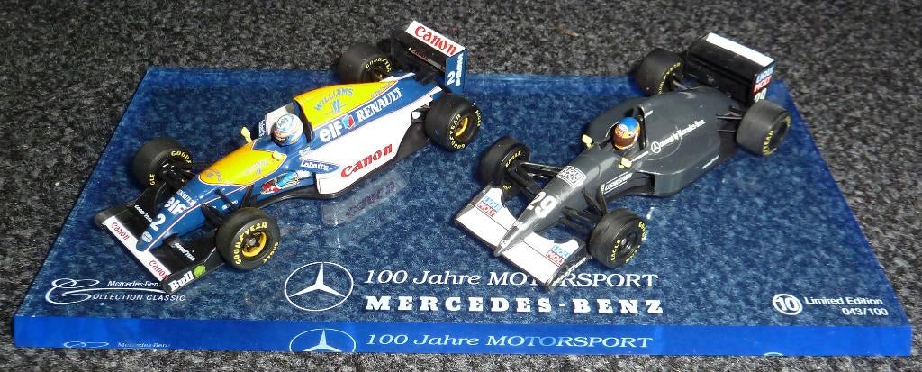 100 Jahre Motorsport Mercedes-Benz - Set 10, Ophalen of Verzenden, Zo goed als nieuw, Auto, MiniChamps