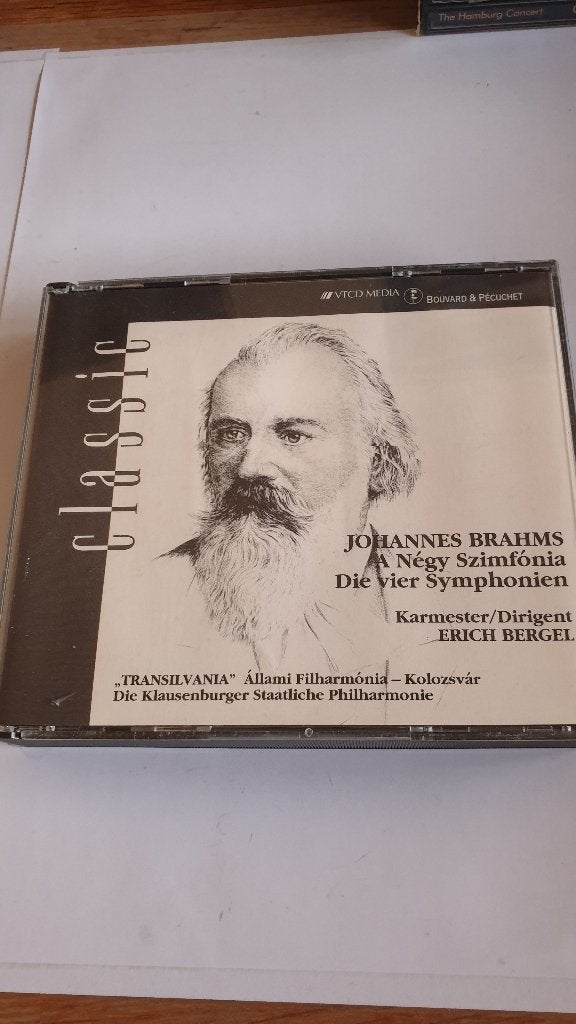 1805 3cd box brahms - a negy szimfonia - die 4 symphonien, Verzenden, Classicisme, Kamermuziek