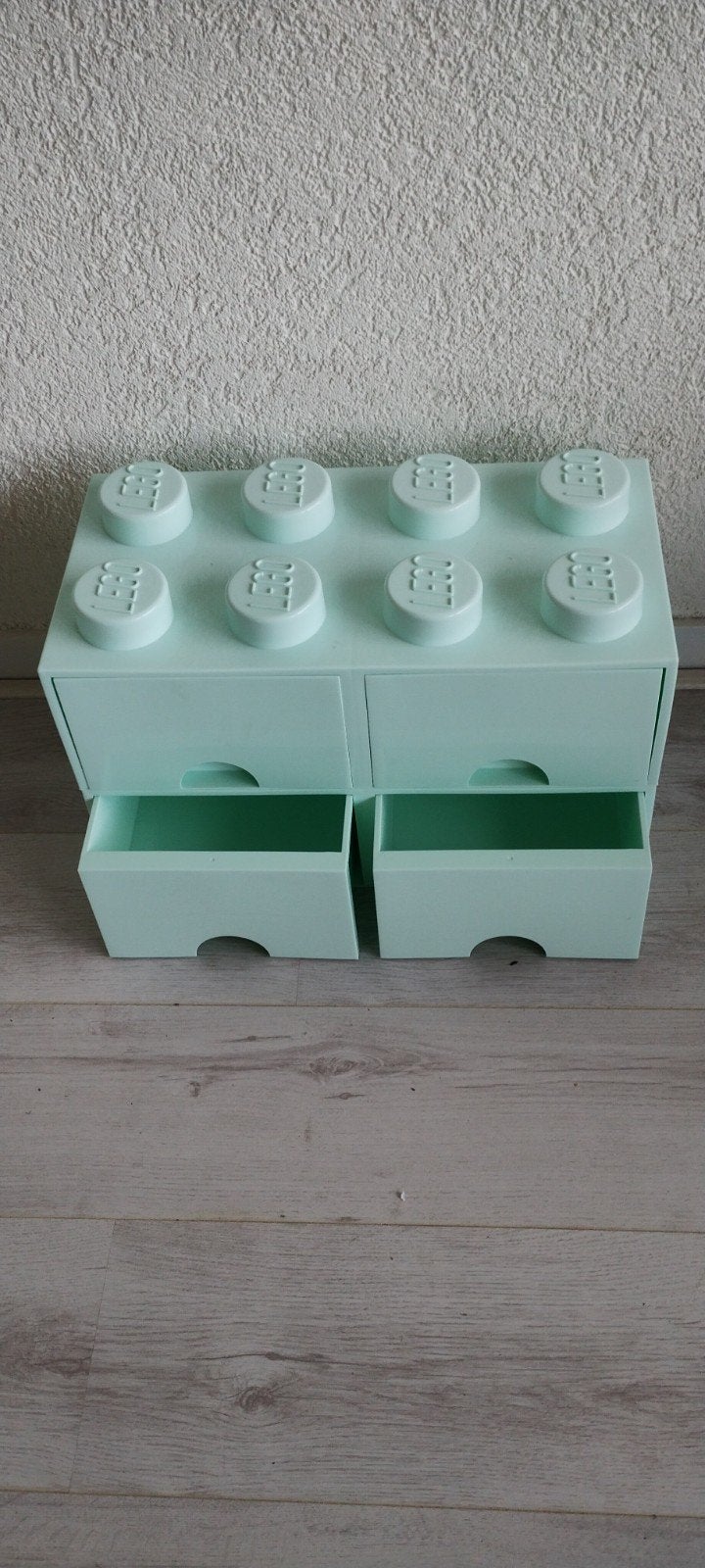 Lego opbergdoos met lades - Mintgroen 2x, Ophalen