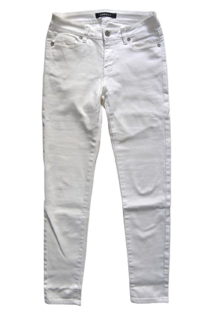 Repeat jeans, spijkerbroek, slim, wit, Mt. S, Repeat, Verzenden, Wit, Zo goed als nieuw