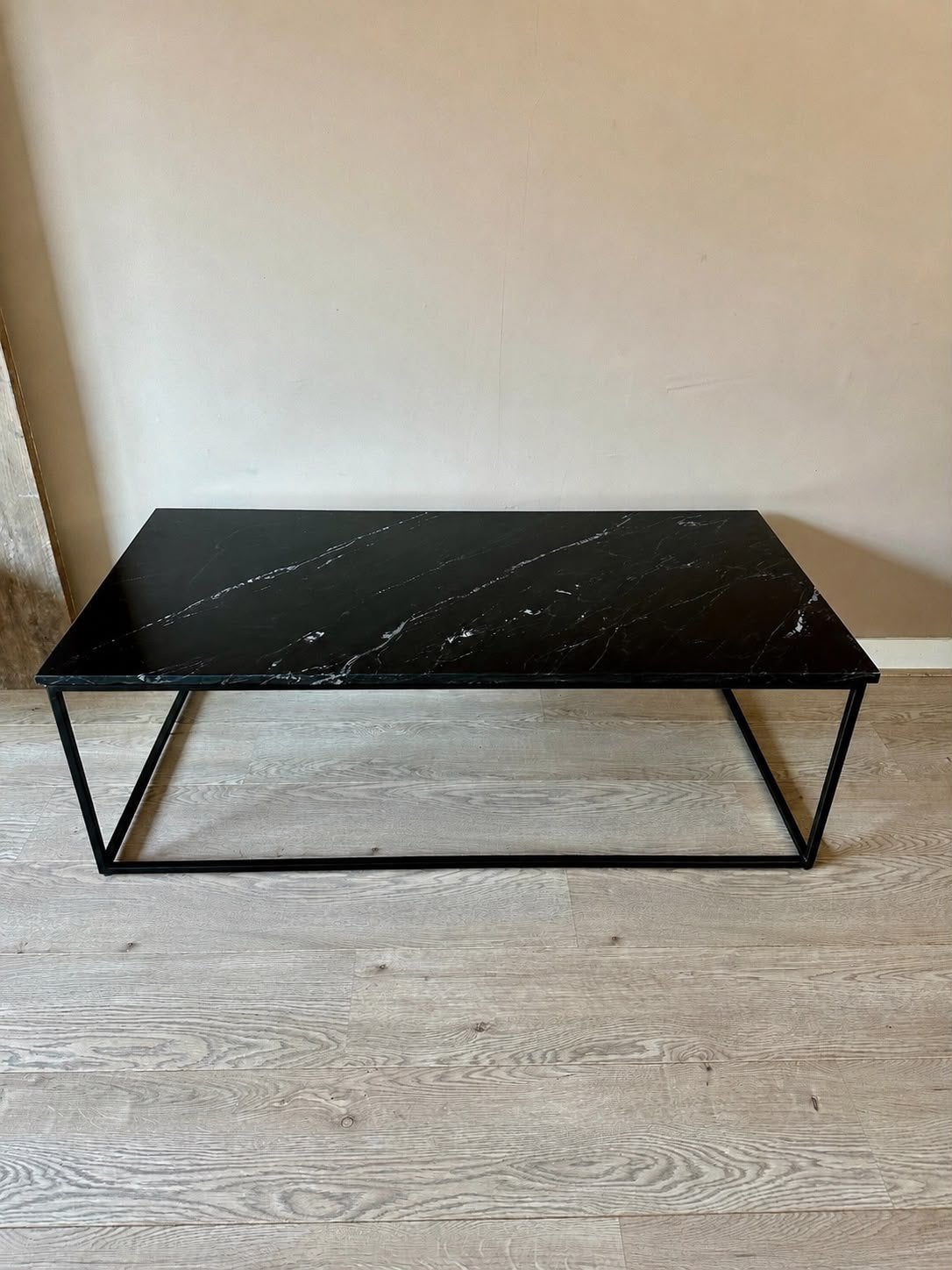 Marmer Salontafel Zwart - Nieuw!, Huis en Inrichting, Ophalen, 100 tot 150 cm, Nieuw, 50 tot 100 cm