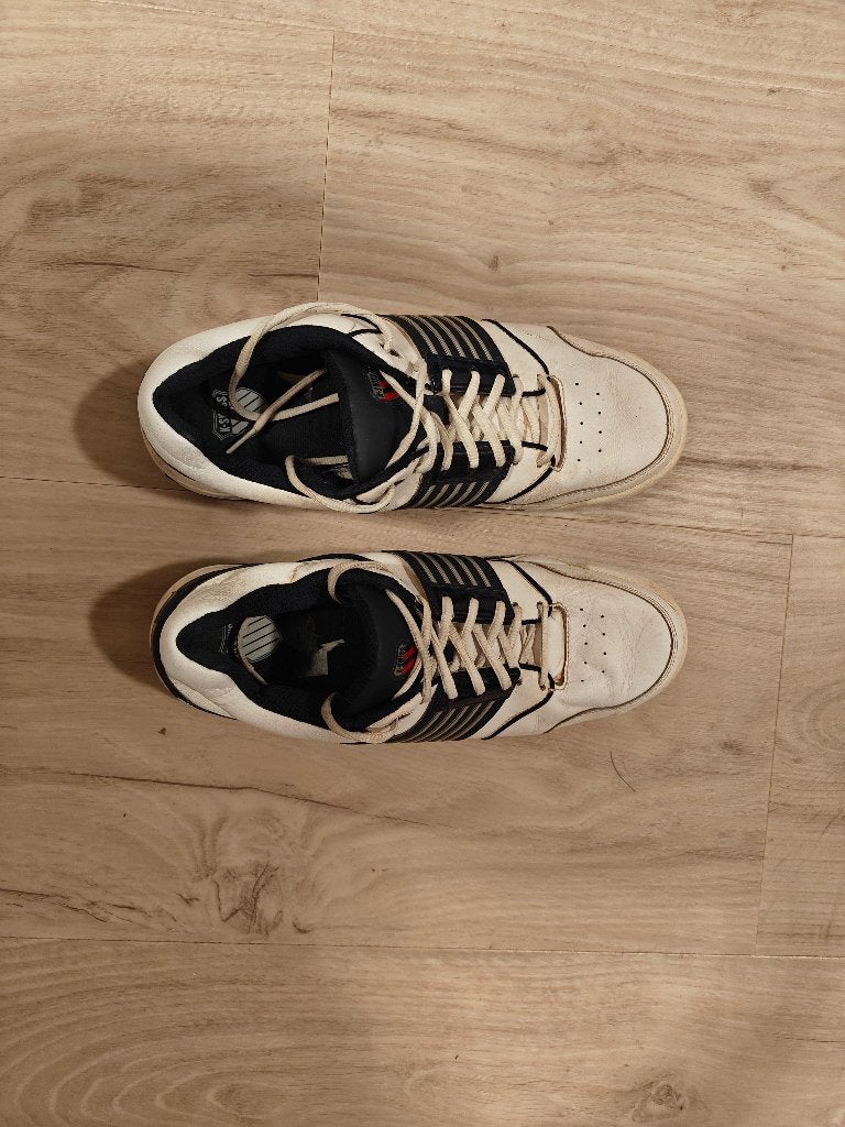 K-swiss tennisschoenen heren maat 44.5, Kleding | Heren, K-Swiss, Ophalen of Verzenden, Gedragen, Wit