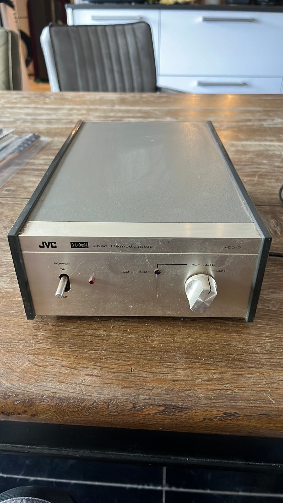 JVC 4DD-5 CD-4 Disc Demodulator werking onbekend, Overige systemen, JVC, Ophalen of Verzenden, Niet werkend