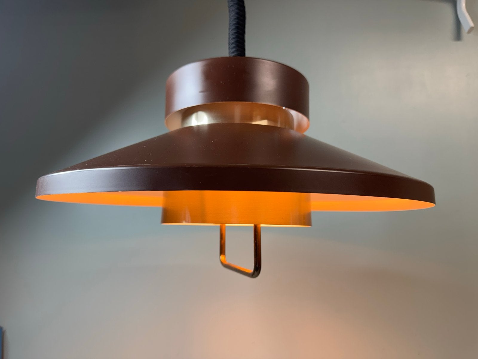 Vintage Deense Hanglamp – Mid-Century Design Jaren '60, Ophalen of Verzenden