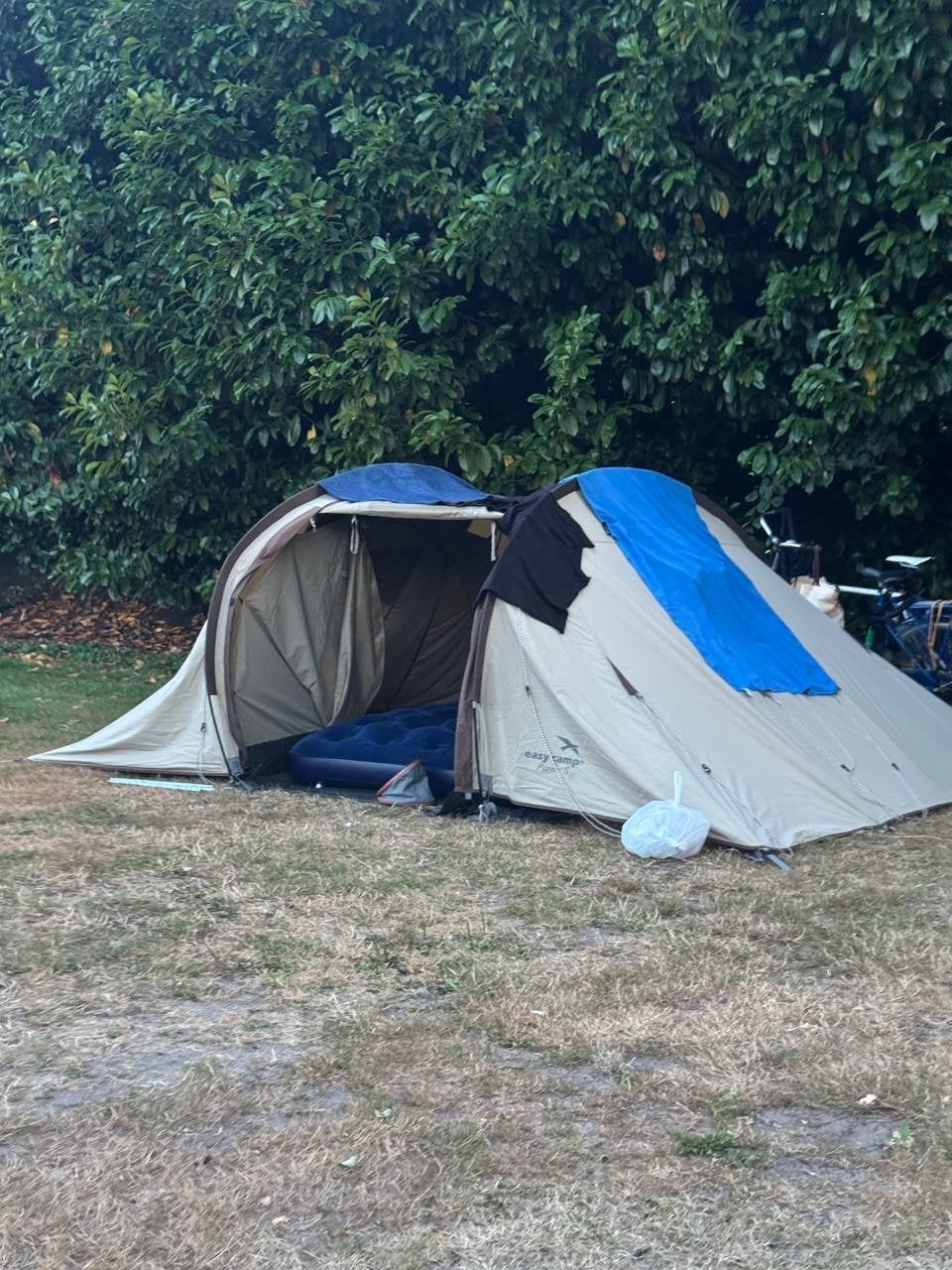 Easy Camp Paros S tunnel-tent, Caravans en Kamperen, Ophalen, Gebruikt, Tot en met 2