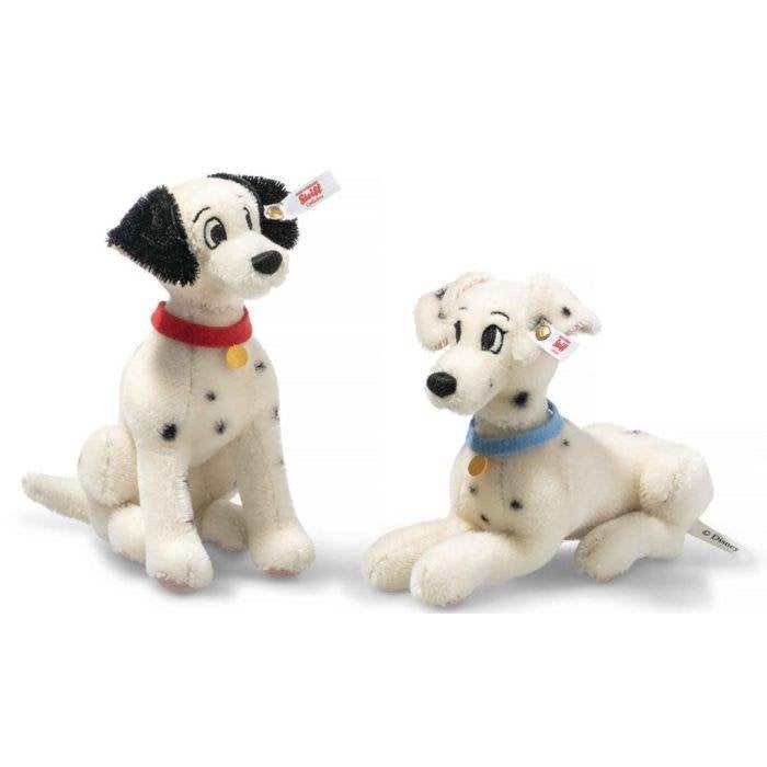 2023 Steiff 101 Dalmatian Set, Pongo + Perdita met korting, Steiff, Ophalen of Verzenden, Richard-Steiff-Straße 4 D-89537 Giengen/Brenz