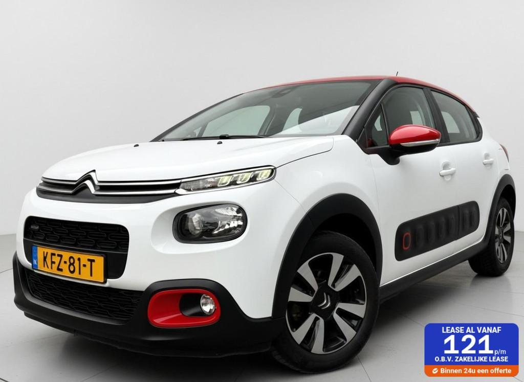 Citroen C3 1.2 PureTech Airco Cruise MF Stuur Isofix Mp3 Led, Auto's, Gebruikt, 1199 cc, 82 pk, 450 kg