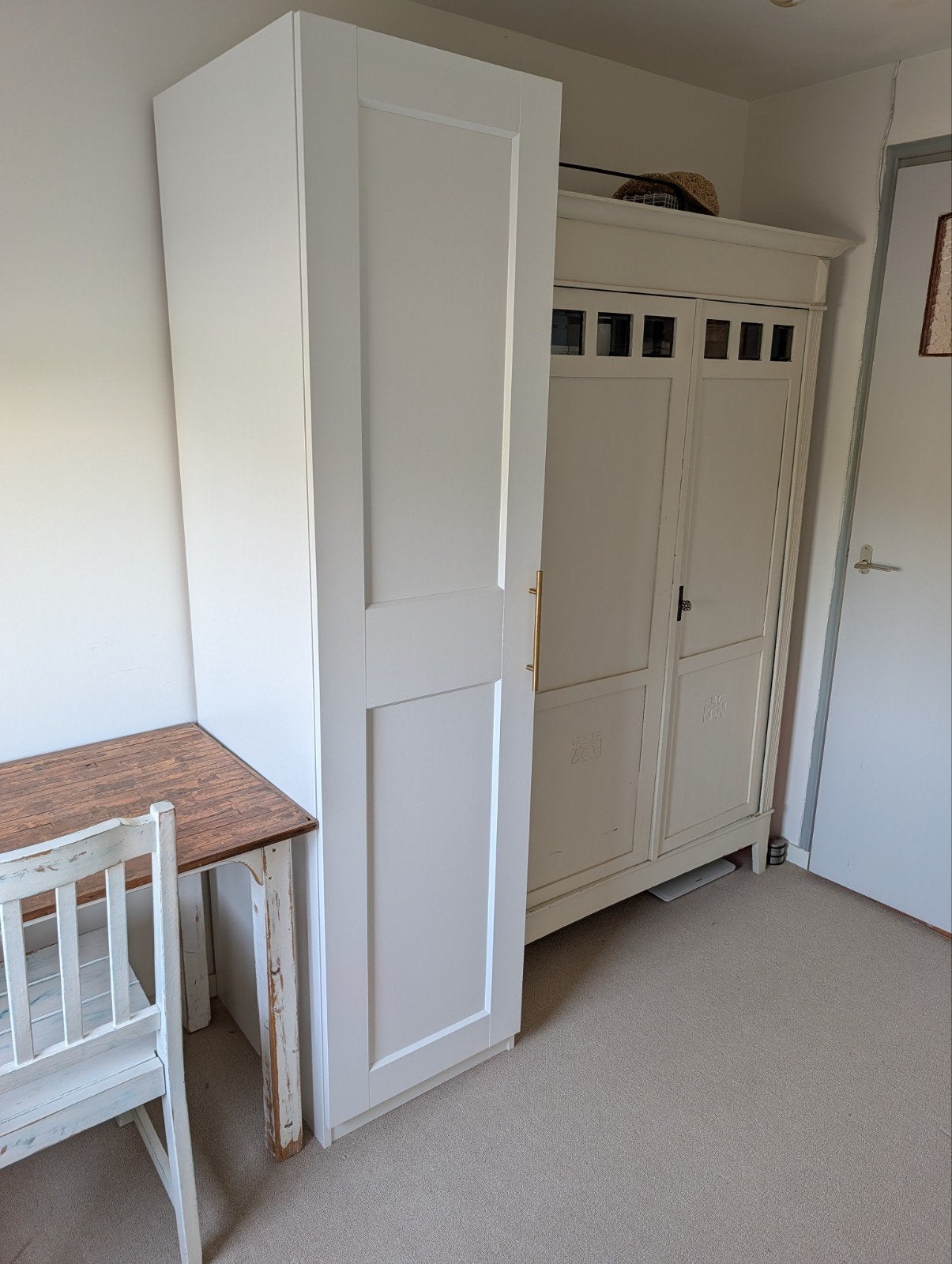 IKEA Pax kast wit 61 diep, 50 breed, 200 hoog z.g.a.n!, Ophalen, 200 cm of meer, Met plank(en), 50 tot 100 cm