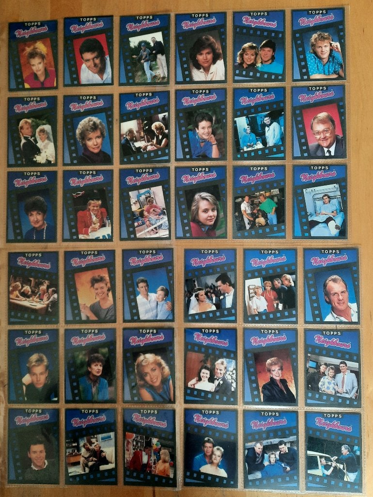 Topps Neighbours verzamelkaarten - Complete set, Ophalen of Verzenden, Zo goed als nieuw, Foto of Kaart