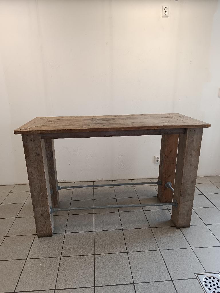 Statafel steigerhout, Huis en Inrichting, Tafels | Statafels, Ophalen, Gebruikt