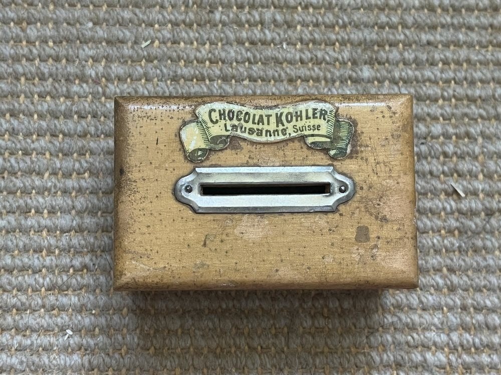 Chocolat Kohler | Lausanne Suisse | Spaarkistje | +/- 1920, Ophalen of Verzenden